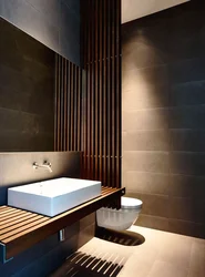 Bathroom slats design