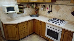 Corner Kitchen Set For Kitchen Used Photo
