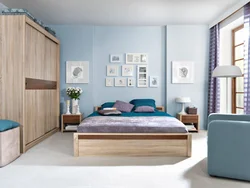 Bedroom interior furniture oak