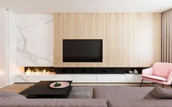 TV In The Living Room Minimalism Photo