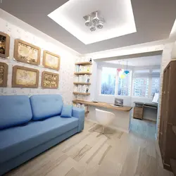 Apartment interiors combine balcony