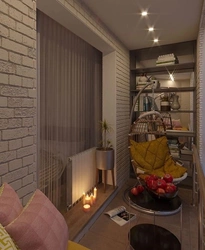 Apartment interiors combine balcony