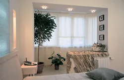 Apartment interiors combine balcony
