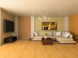 Apartment design with materials and furniture