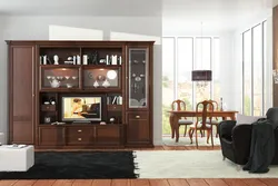 Furniture shatura cabinets in the living room photo