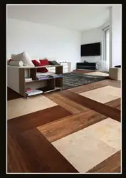 Floor design throughout the apartment
