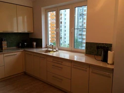 Photo Of A 5 M Kitchen With A Kitchen By The Window