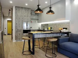 Bar Taymerli 12 Kvadrat Metr Oshxonaning Fotosurati