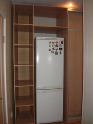 Refrigerator In The Hallway Hide Photo