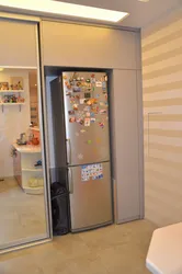 Refrigerator in the hallway design