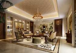 Classic in modern living room photo