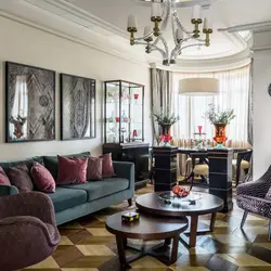 Classic in modern living room photo