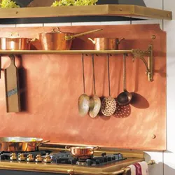 Медная кухня в интерьере