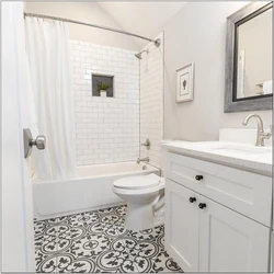 Small White Bathroom Tiles Photo