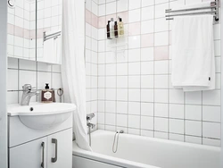 Small white bathroom tiles photo