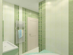 Bathroom design pistachio color