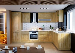 Kitchen Natural Oak In The Interior