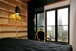 Black windows in apartment design