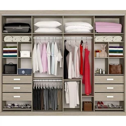 Types of built-in wardrobes in the bedroom photo