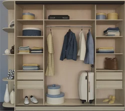 Types of built-in wardrobes in the bedroom photo