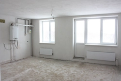 Unfinished apartment in a new building, it’s like the photo