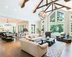 Kitchen living room interior with second light