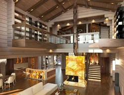 Kitchen living room interior with second light