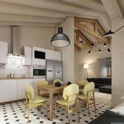 Kitchen with second light design photo