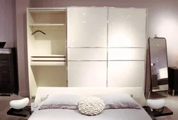 Built-in wardrobe in bedroom design