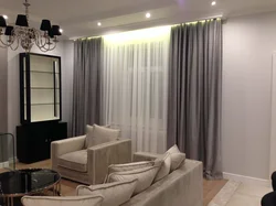 Curtains For A One-Room Apartment Photo Modern
