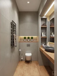 Installation shelves design bath