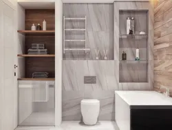 Installation shelves design bath