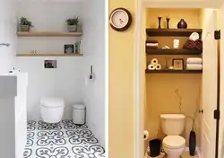 Installation shelves design bath