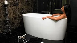 Ванна боком фото