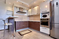 Kitchen Design 9 Sq M With A Bar Counter