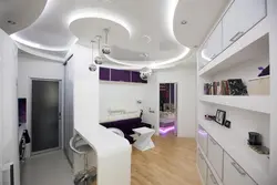 Фото натяжных потолков маленькой квартиры