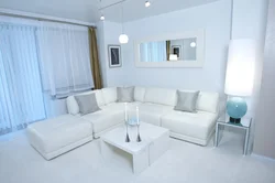 Дохили квартира, агар мебель сафед бошад