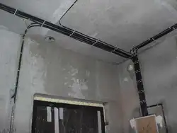Фото электропроводки в квартире по потолку