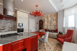 Фото Интерьеров Красной Кухни Квартир