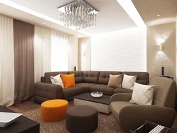Photo of coffee-colored living rooms
