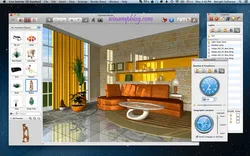 Programs for apartment design with real furniture