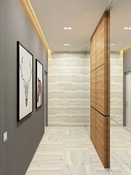 Hallway floor and wall design