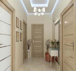 Hallway floor and wall design