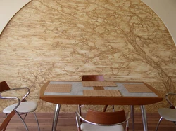 Cork kitchen wall photo