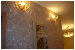 Стена кухни из пробки фото