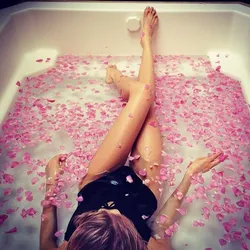 Photo In The Bath 13 Years Old