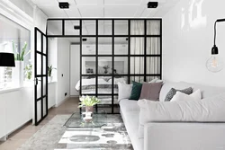 Loft partitions in the apartment photo