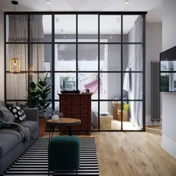 Mənzil fotoşəkilində loft arakəsmələri