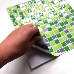 Self-adhesive panels in the bathroom photo