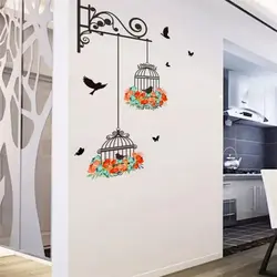 Stickers in the interior of hallways